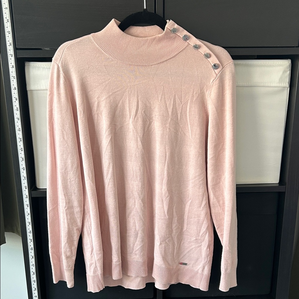 Calvin Klein Blush Knit Top